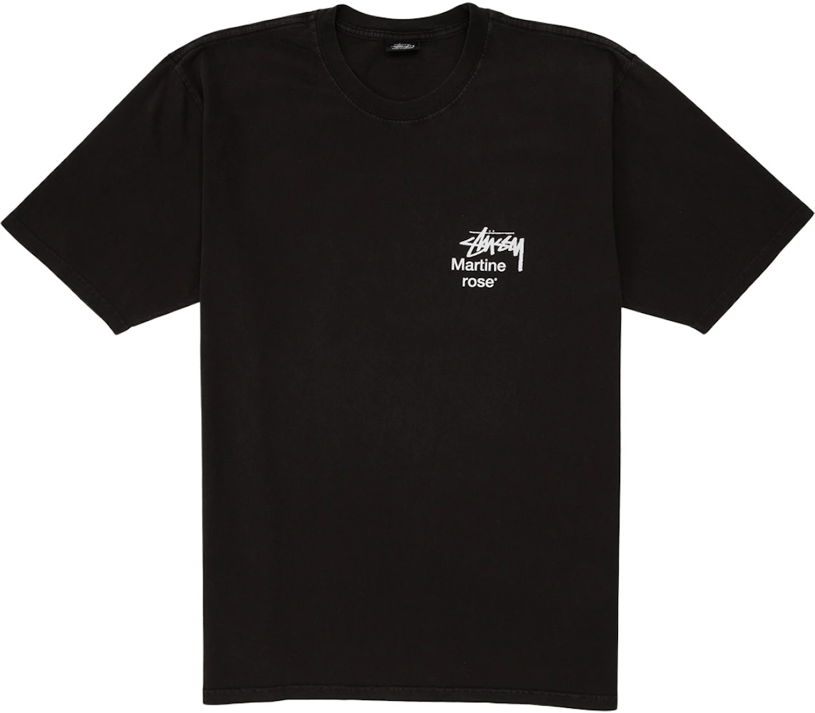 Stussy x Martine Rose Collage Pigment Dyed Tee Black Men's - SS23 - US