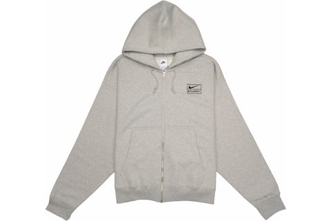 Felpa Stussy x Nike Zip grigio mélange Uomo FW23 IT