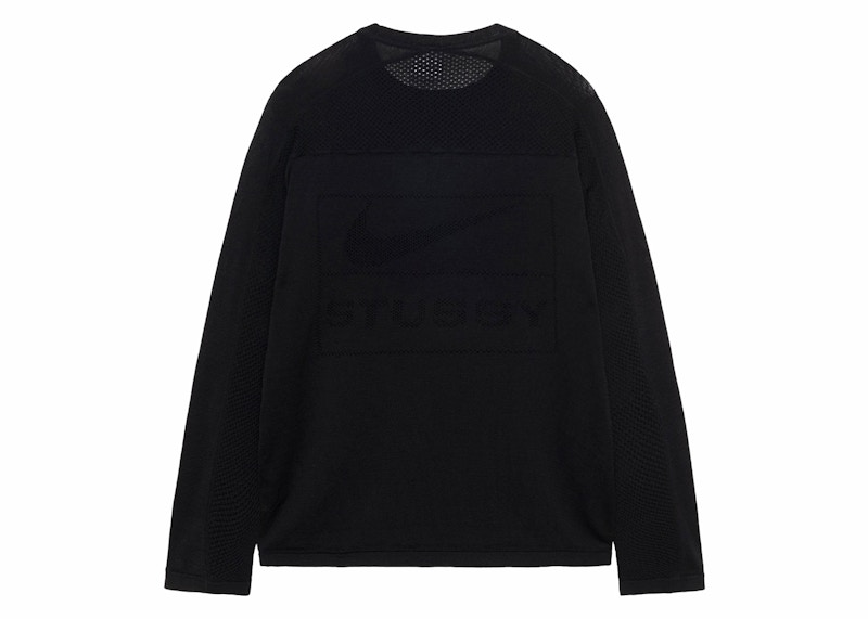 Stussy x Nike L/S Jersey (Asia Sizing) Black Men's - SS24 - US