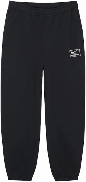Nike x Stussy Stone Washed Fleece Sweatpants (FW23) Black Men's - FW23 - US