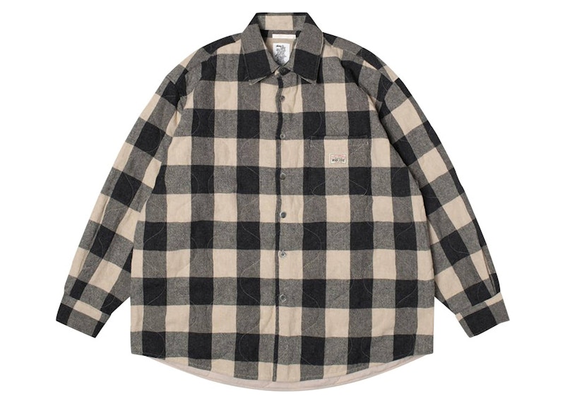 Stussy x Our Legacy Borrowed Shirt Grey/Beige メンズ - JP