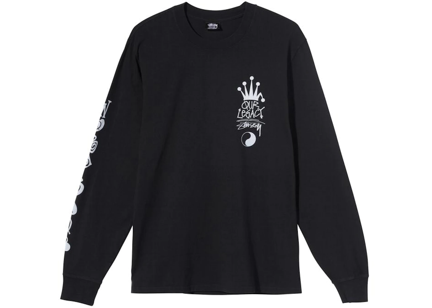 Stussy x Our Legacy Crown L/S Tee Black - SS21