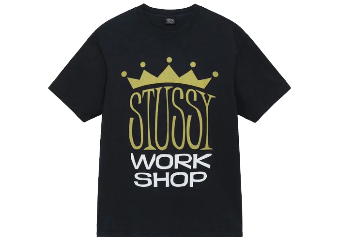 Stussy x Our Legacy King Size Pigment Dyed Tee Black - SS22 - US
