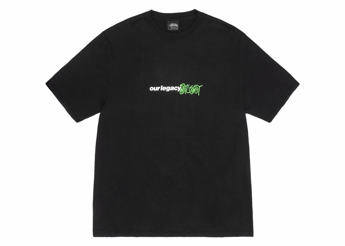 Stussy x Our Legacy Ol Sport Pigment Dyed Tee Black Men's - SS24 - US