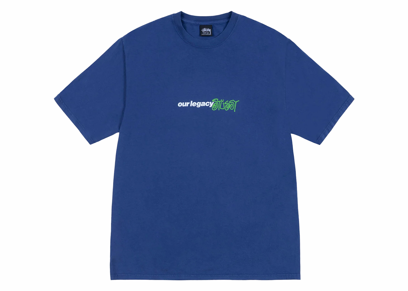 Stussy x Our Legacy Ol Sport Pigment Dyed Tee Blueberry Men's