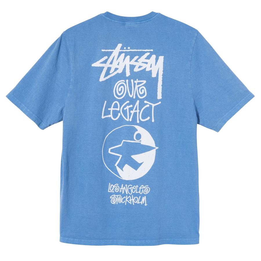 Stussy x Our Legacy Surfman Tee Blue - SS21 - US
