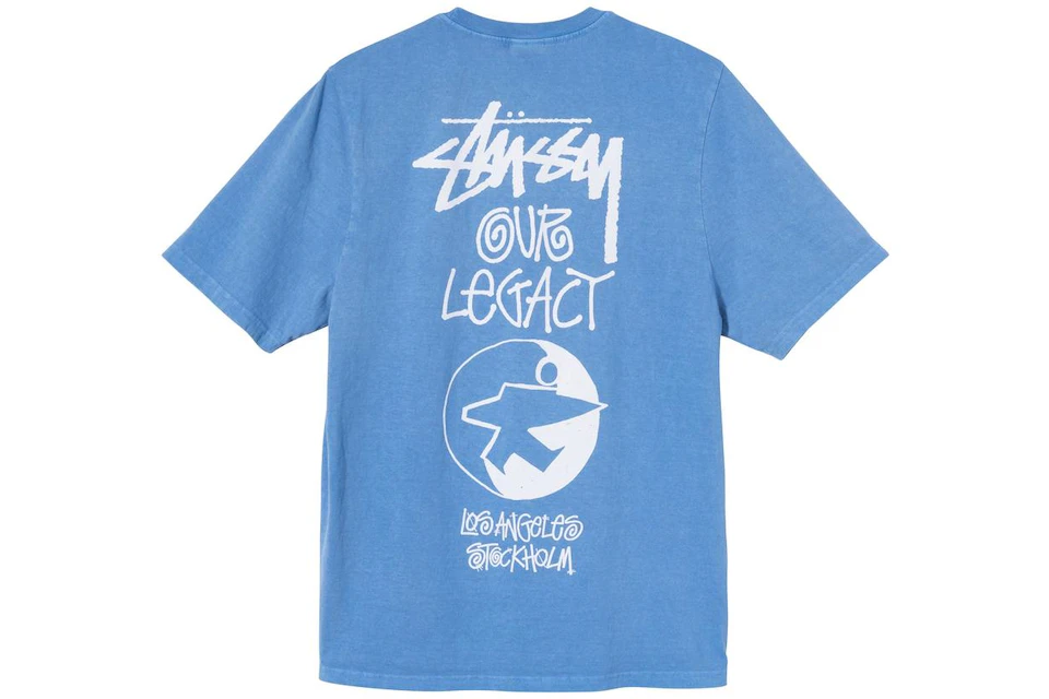 Stussy x Our Legacy Surfman Tee Blue