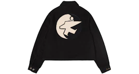 Stussy x Our Legacy Work Shop Blouson Jacket Washed Black Moleskin
