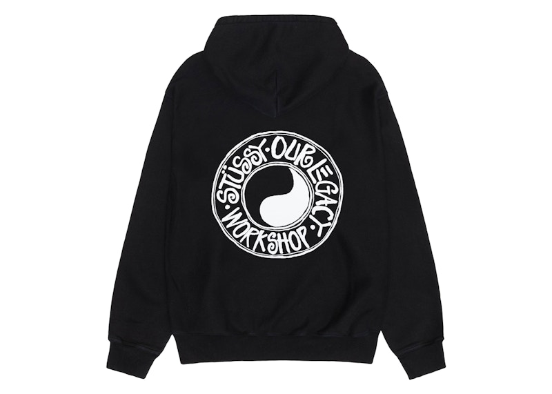 Stussy x Our Legacy Work Shop Buana Pigment Dyed Hoodie Black Men s FW24 US