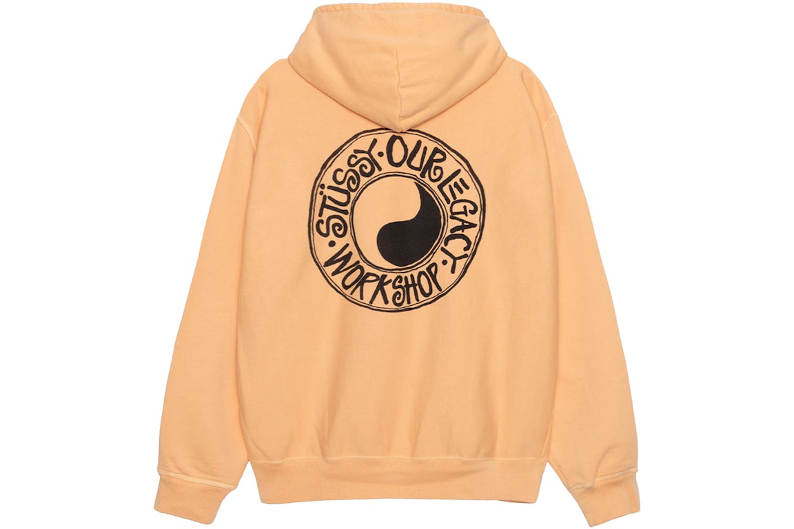 Stüssy x Our Legacy Work Shop Buana Felpa con cappuccio tinta a ...
