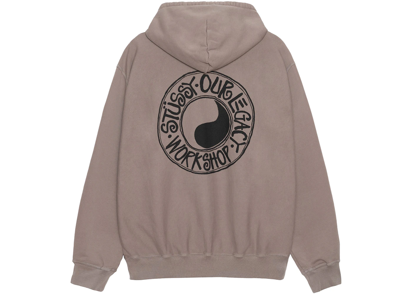 Stussy x Our Legacy Work Shop Buana Pigment Dyed Hoodie Taupe