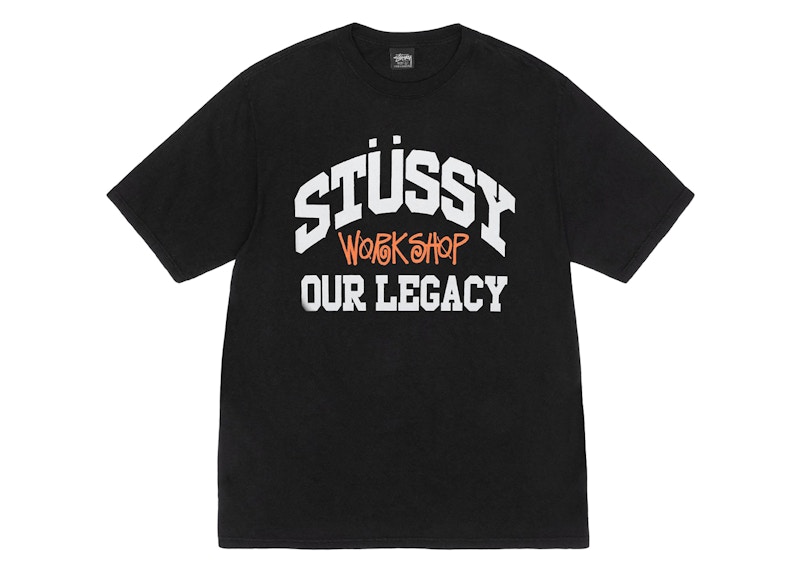 Stussy x Our Legacy Work Shop Yin Yang Pigment Dyed Tee Black Men's - SS23  - GB