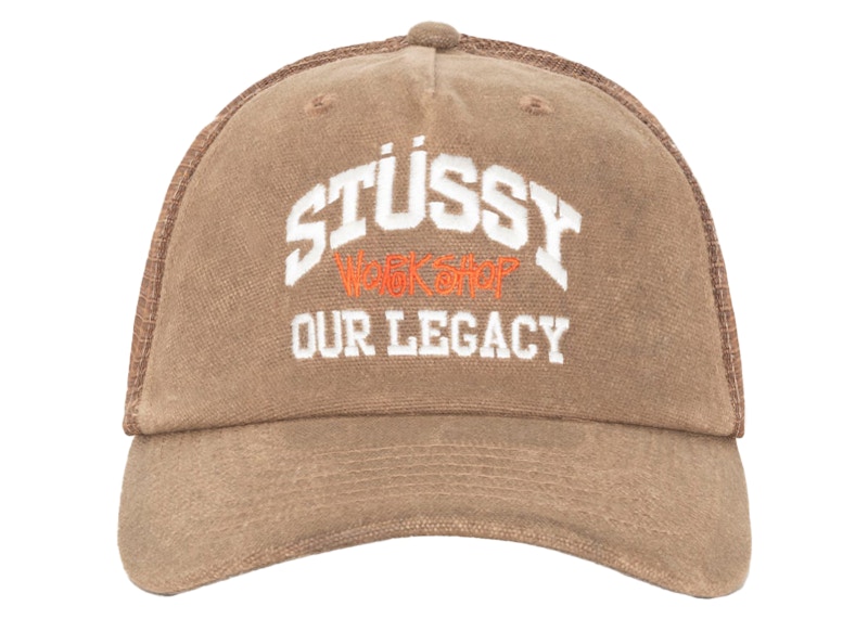 Stussy x Our Legacy Work Shop Low Profile Trucker Cap Brown Men's - FW24 -  US