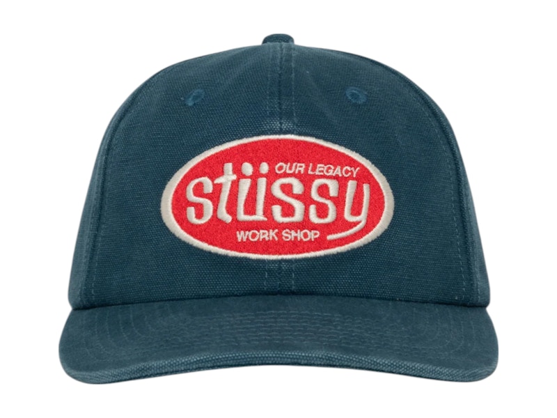 Stussy x Our Legacy Work Shop Mid-Depth Cap Navy Men's