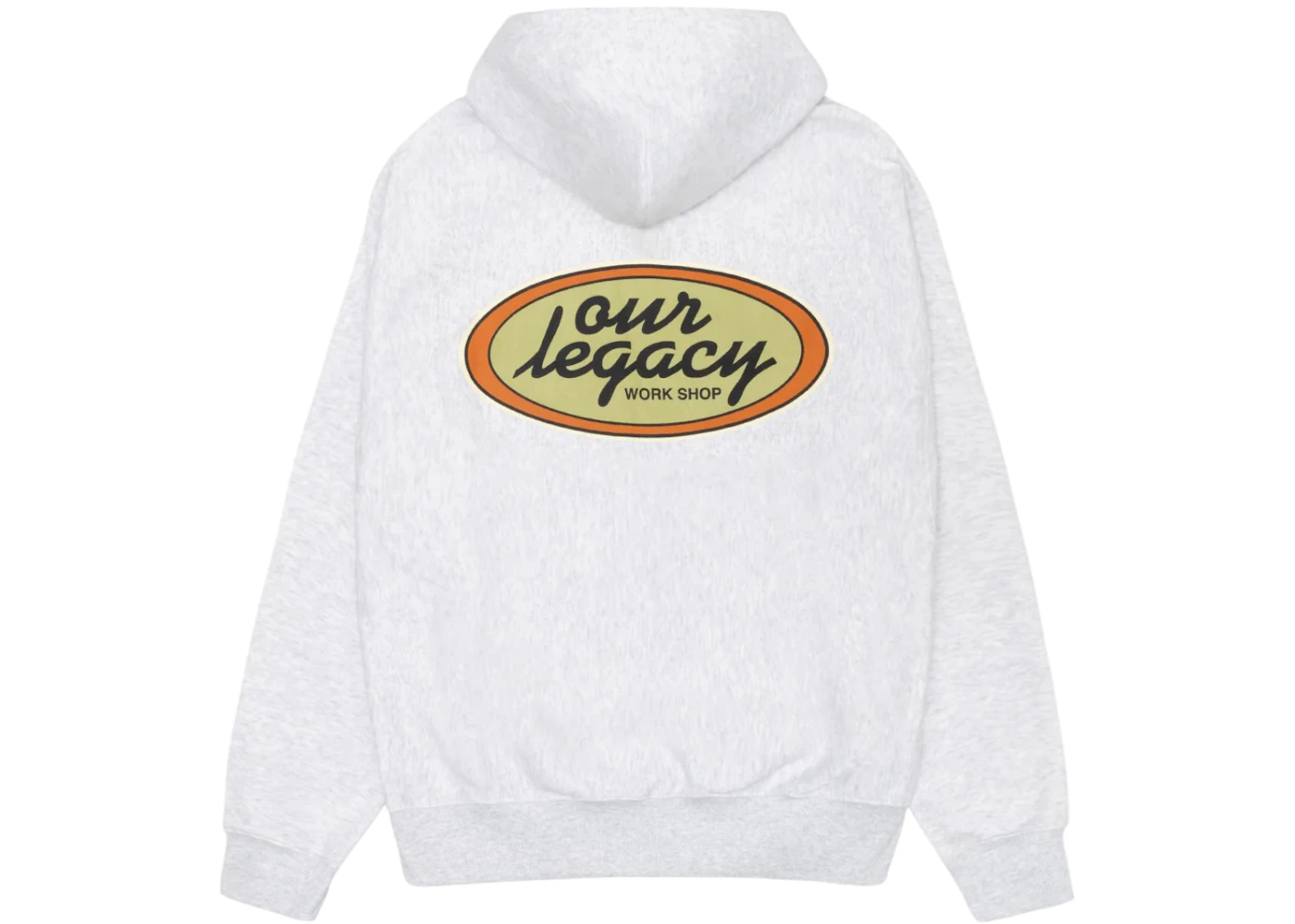 Stussy x Our Legacy Work Shop Oval Zip Hoodie Ash Heather Men's
