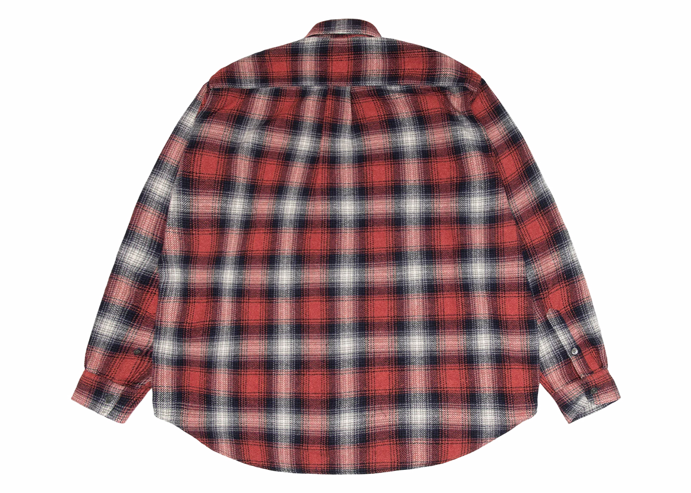 Stussy x Our Legacy Work Shop Shirt Red Arborist Check Men's 