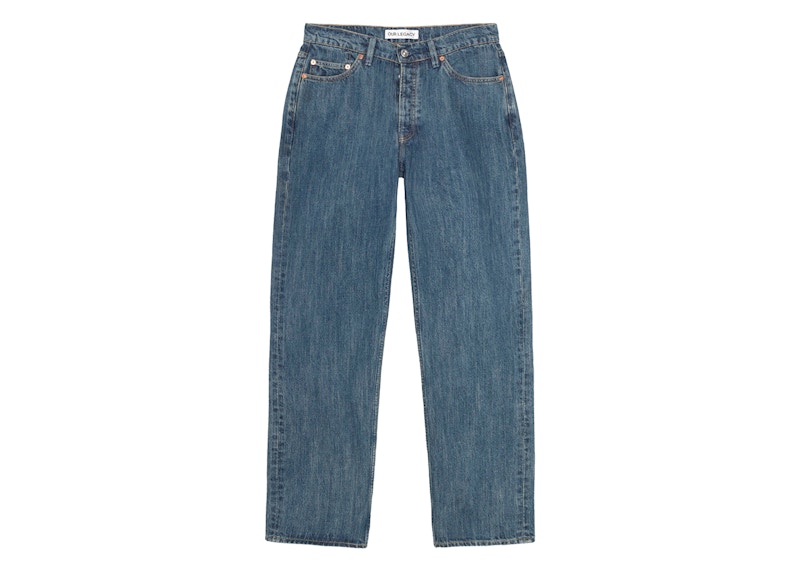 Stussy x Our Legacy Work Shop Work Cut Jean Blue Nep Wash