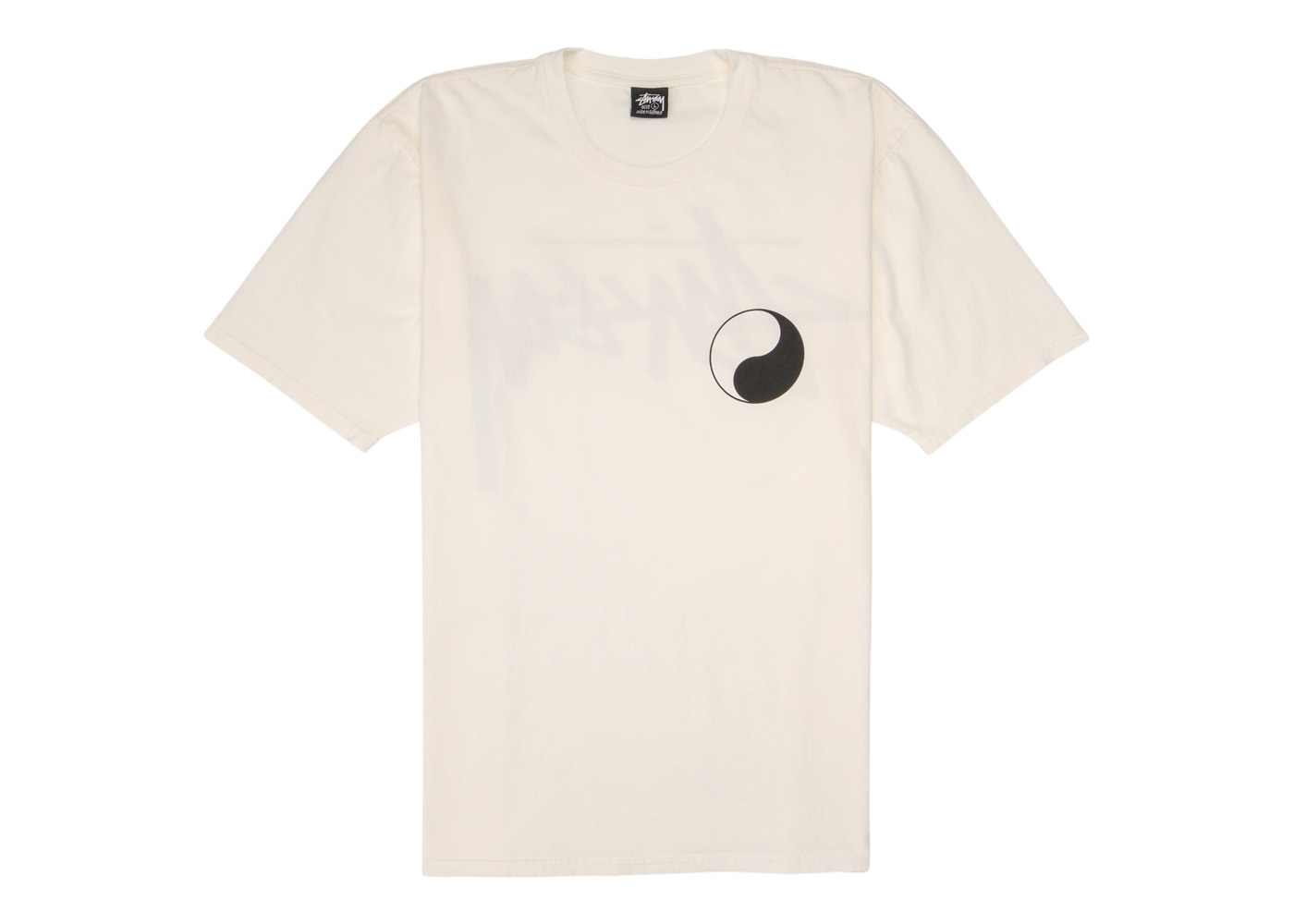 Stussy x Our Legacy Work Shop Yin Yang Pigment Dyed Tee Natural