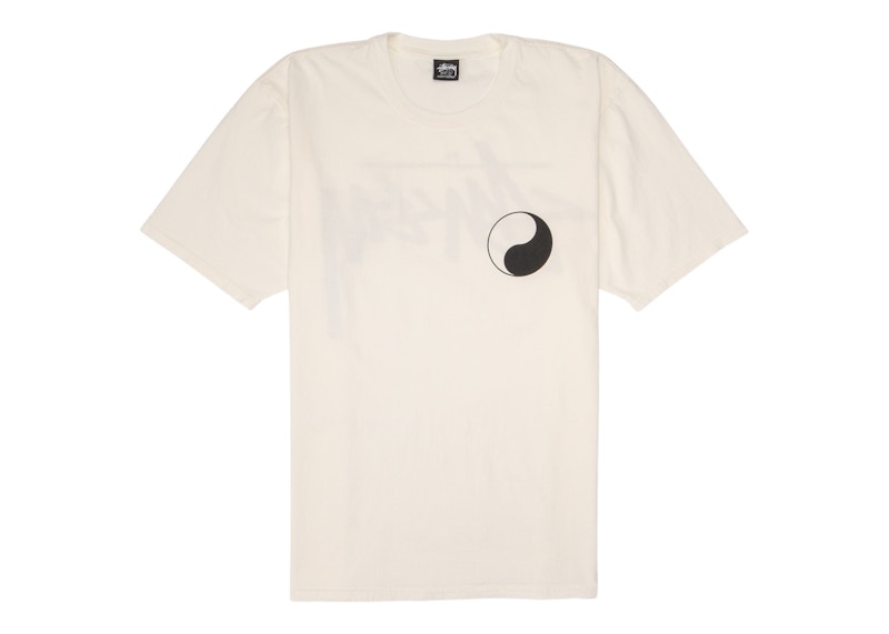 Stussy x Our Legacy Work Shop Yin Yang Pigment Dyed Tee Natural 