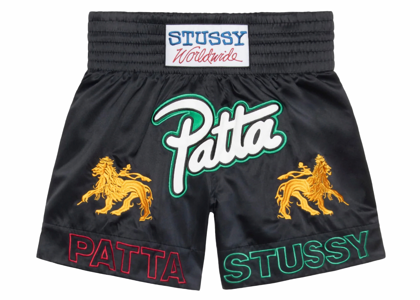 Stussy x Patta Boxing Short Black