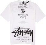 Stussy Rick Owens World Tour Collection White Tee Brand New Size X-Large