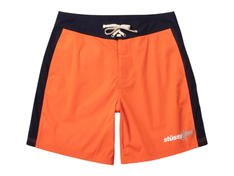 stussyスピラルロゴ入りオレンジショートパンツ Mesh Short Basic – Orange | Bottoms | Stüssy Japan