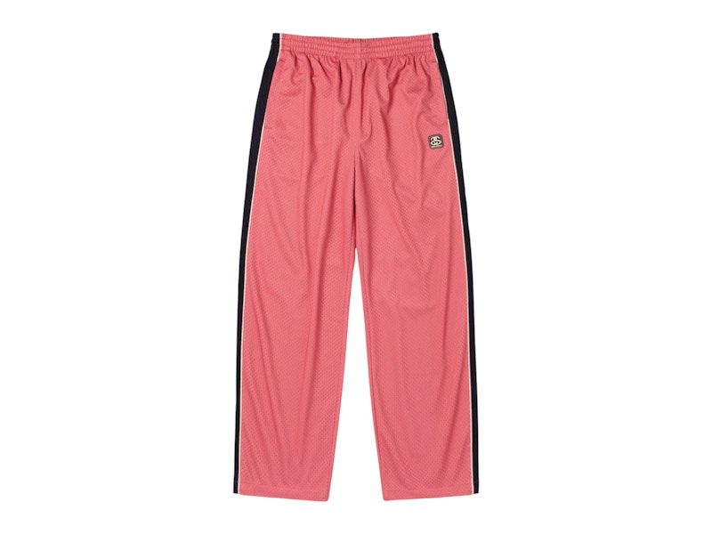 Stussy x Wales Bonner Mesh Track Pant Rose Men's - FW25 - US