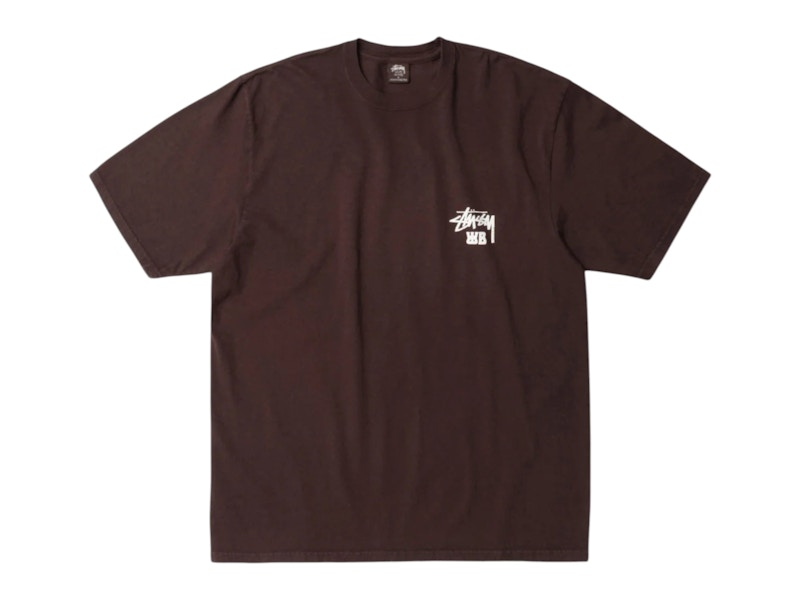 Stussy x Wales Bonner Ocean Song Tee Brown Men's - FW25 - US