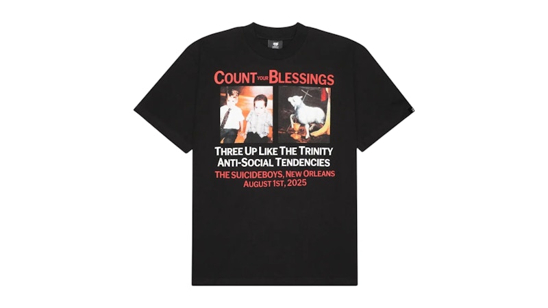 uicideboy$ G59 Records Count Your Blessings Tee Black メンズ
