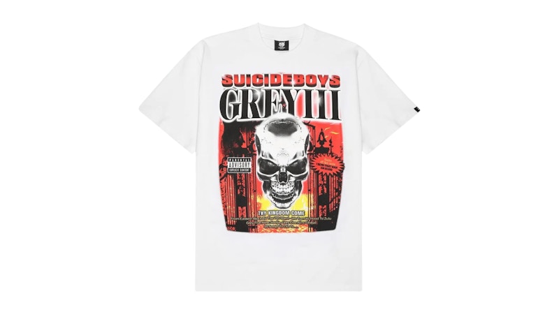 $uicideboy$ ツアーTシャツ G59 Recordsスーサイドボーイズ uicideboy$ G59 Records Grey III Tee White Men's - FW25 - US