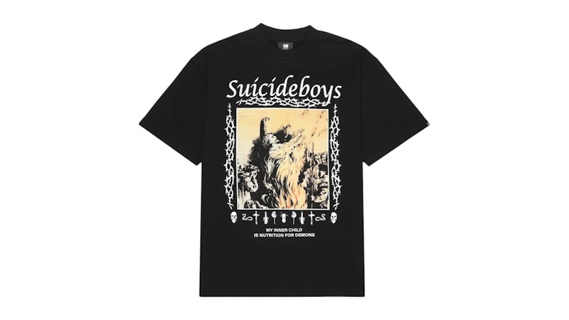$uicideboy$ ツアーTシャツ G59 Recordsスーサイドボーイズ uicideboy$ G59 Records Tear It Down Tee Black Men's - FW25 - US
