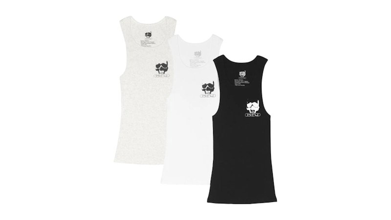 $uicideboy$ Greyfivenine Logo 3 Pack Ribbed Tank Multicolor