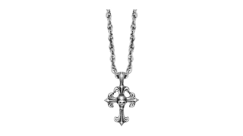 uicideboy$ LB Chrome Cross Pendant Silver Men's - FW25 - US