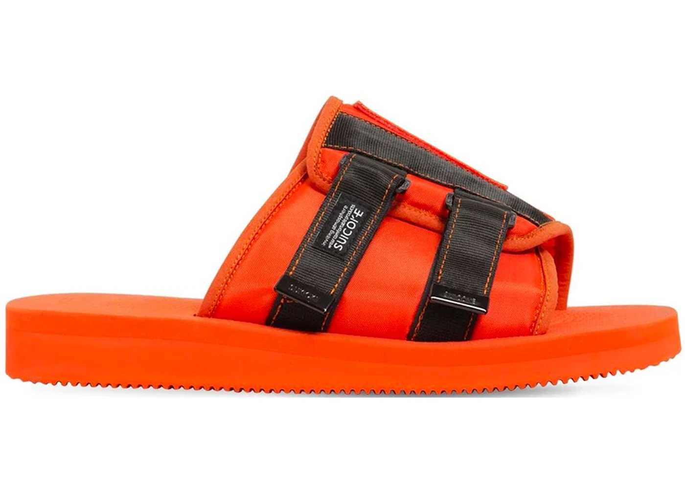 Suicoke Patch Slider Sandal Palm Angels Orange Black Men's - 69I