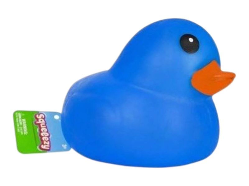 Sunny Days Entertainment Jumbo Squeezy Ducks Sensory Fidget Toy Blue