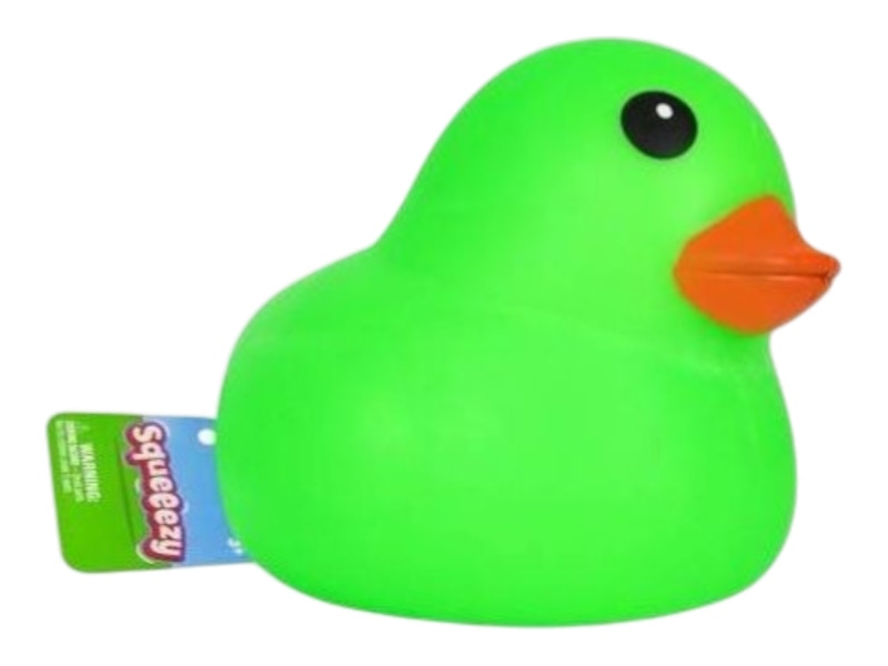 Sunny Days Entertainment Jumbo Squeezy Ducks Sensory Fidget Toy Green