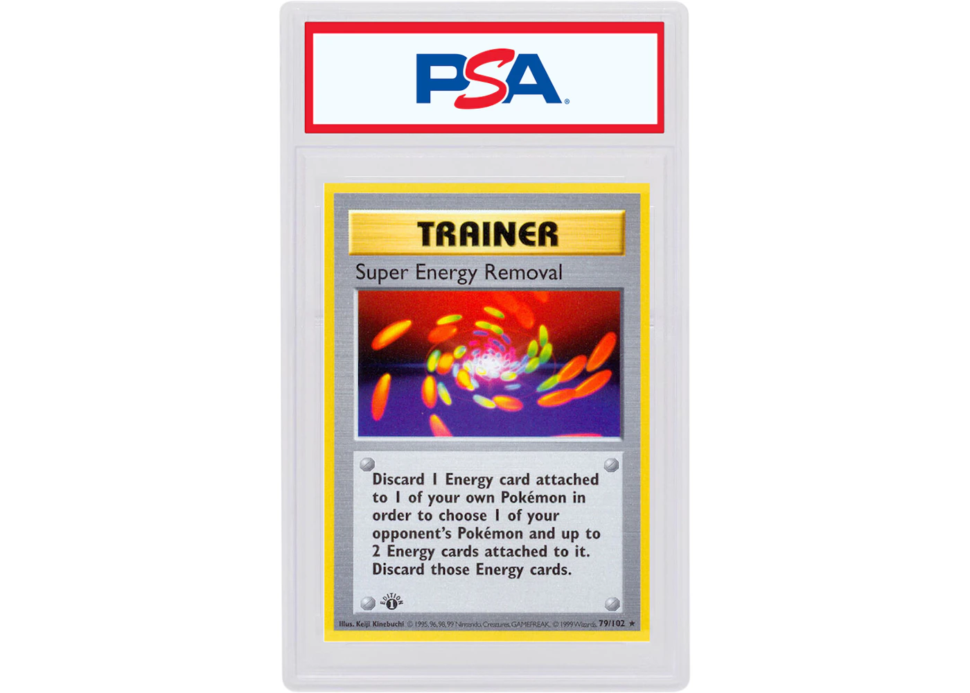 Super Energy Removal 1999 Pokemon TCG Base Set 1st Edition #79/102 (PSA or BGS Graded) - 1999 - US Super Energy Removal 1999 Pokemon TCG Base Set 1st Edition #79/102 (PSA or BGS Graded) - 1999 - US