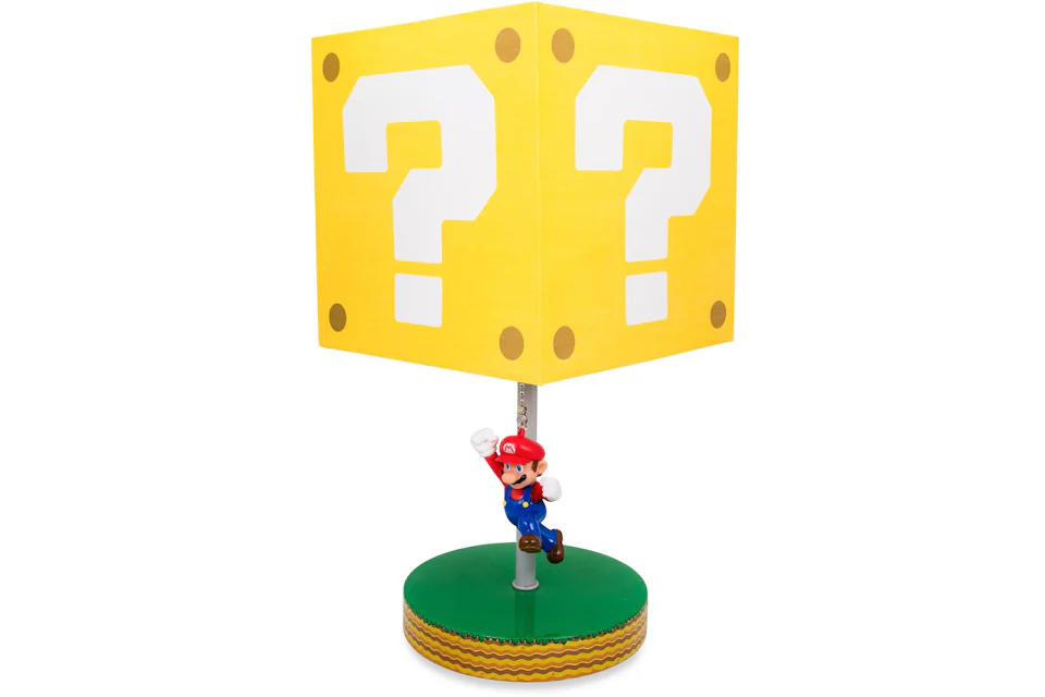 Super Mario Question Block with Mario Lamp - US