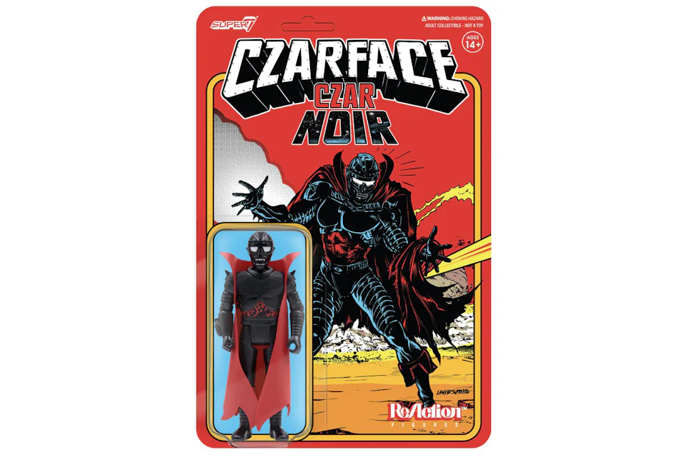 Super7 Czarface ReAction Figure- Czar Noir Figure