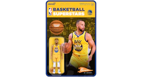 Super7 Supersports NBA Golden State Warriors Stephhen Curry Action Figure Yellow