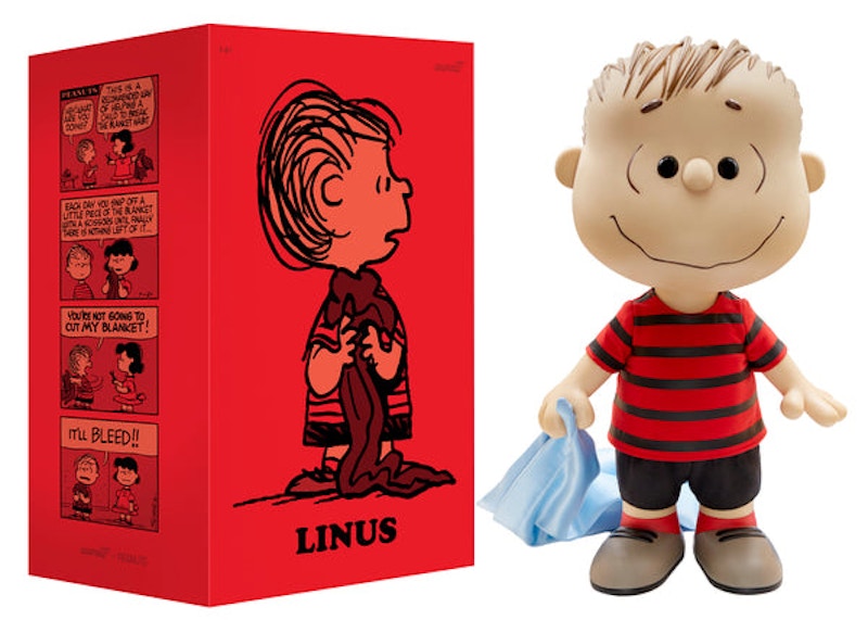 Super7 x Peanuts Linus With Blanket Figure Red - US