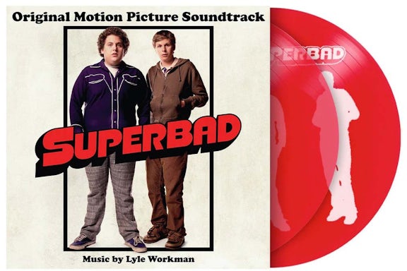 Superbad Original Motion Picture Soundtrack 2XLP Vinyl (LE 300) Transparent Red (Screen Printed Side D)
