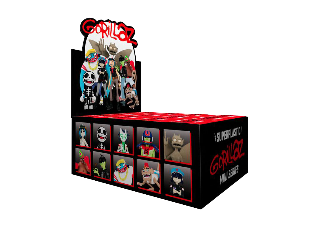 Superplastic x Gorillaz Mini Series Figures Case of 12 Blind Boxes ...