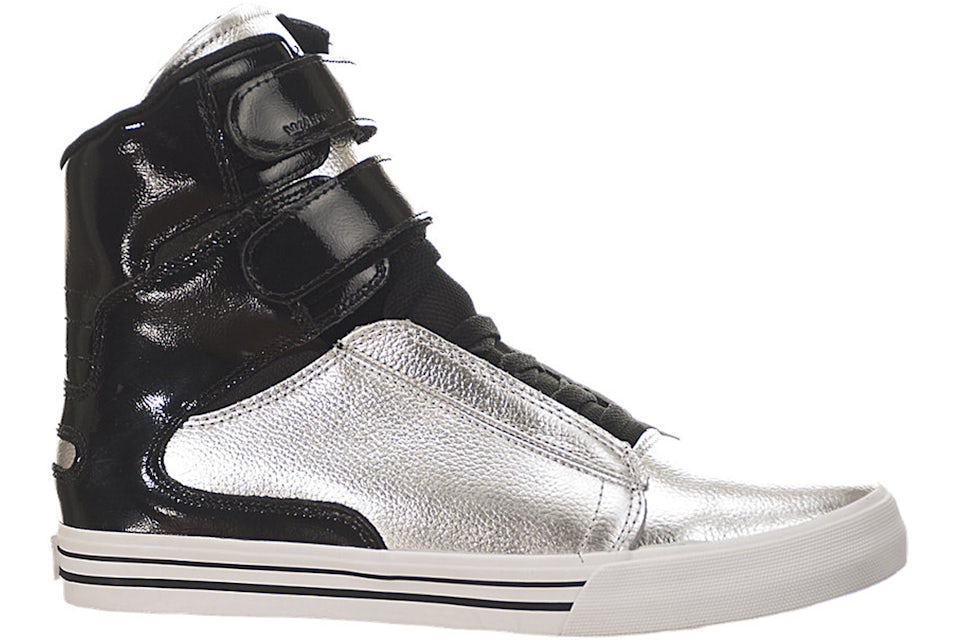 Supra Society 2 Silver Black Men s S34178 GB