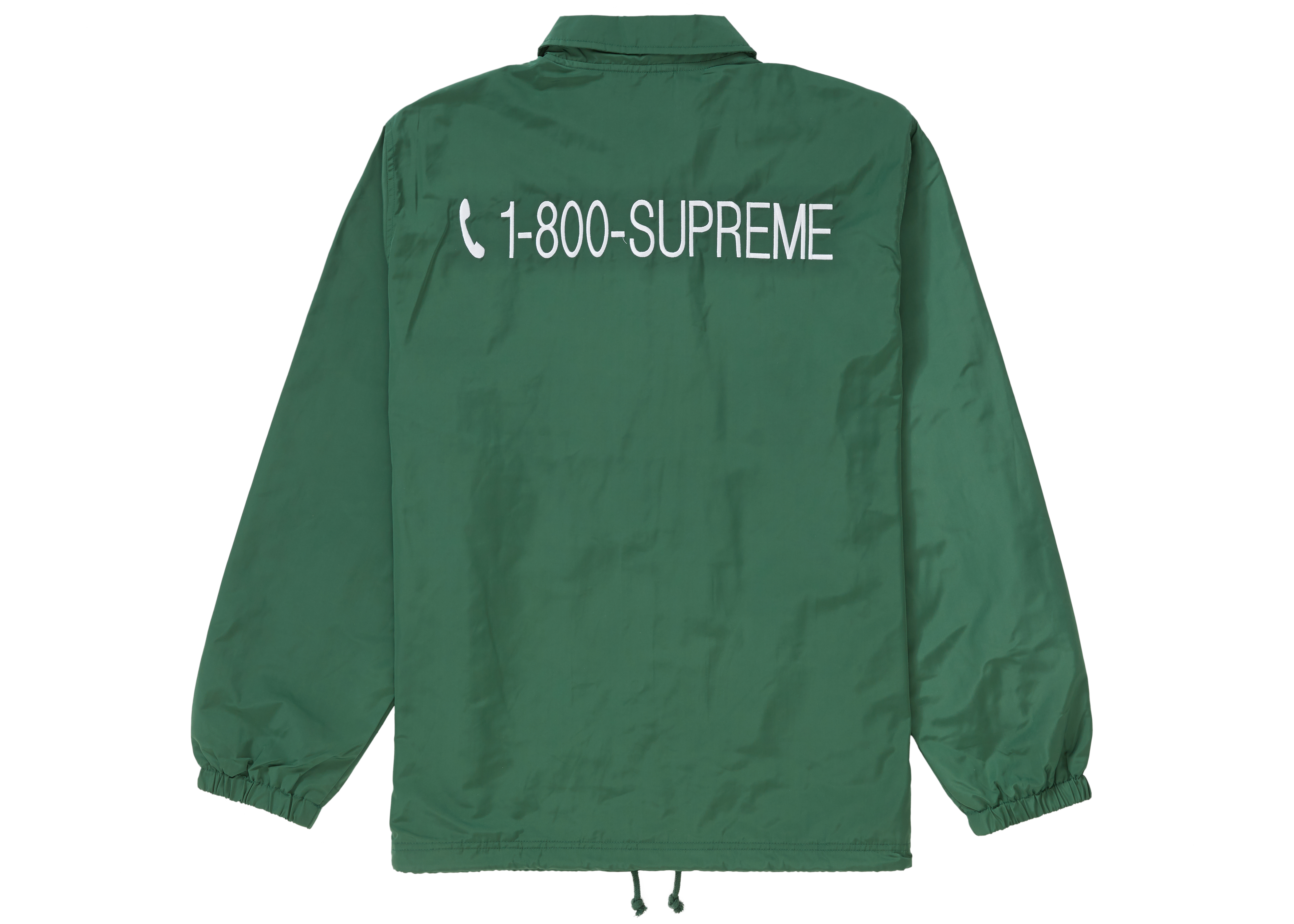 Supreme 1-800 Coaches Jacket Dark Green メンズ - FW19 - JP