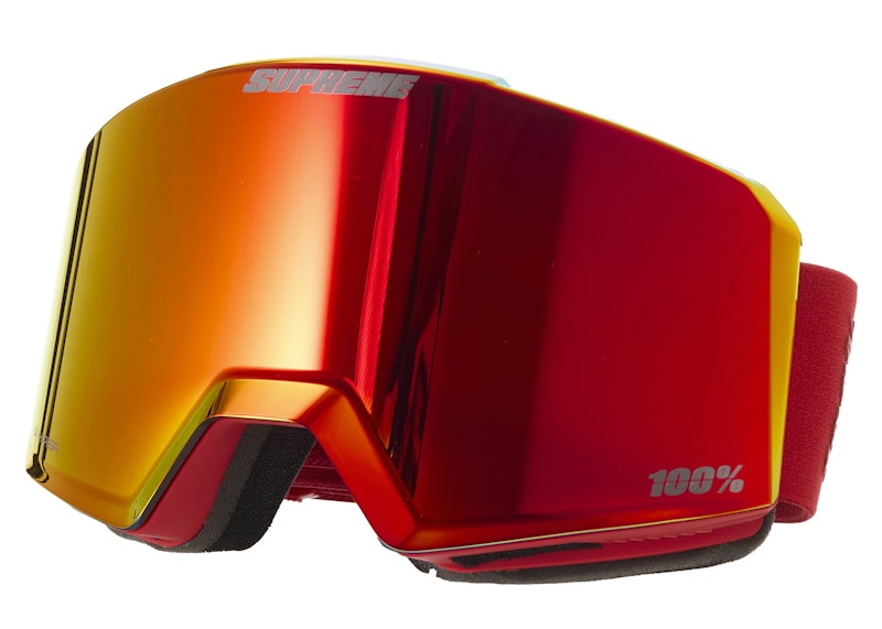 【新品未使用】Supreme100% NORG Goggles RED Supreme 100% NORG Goggles Red - FW25 - US