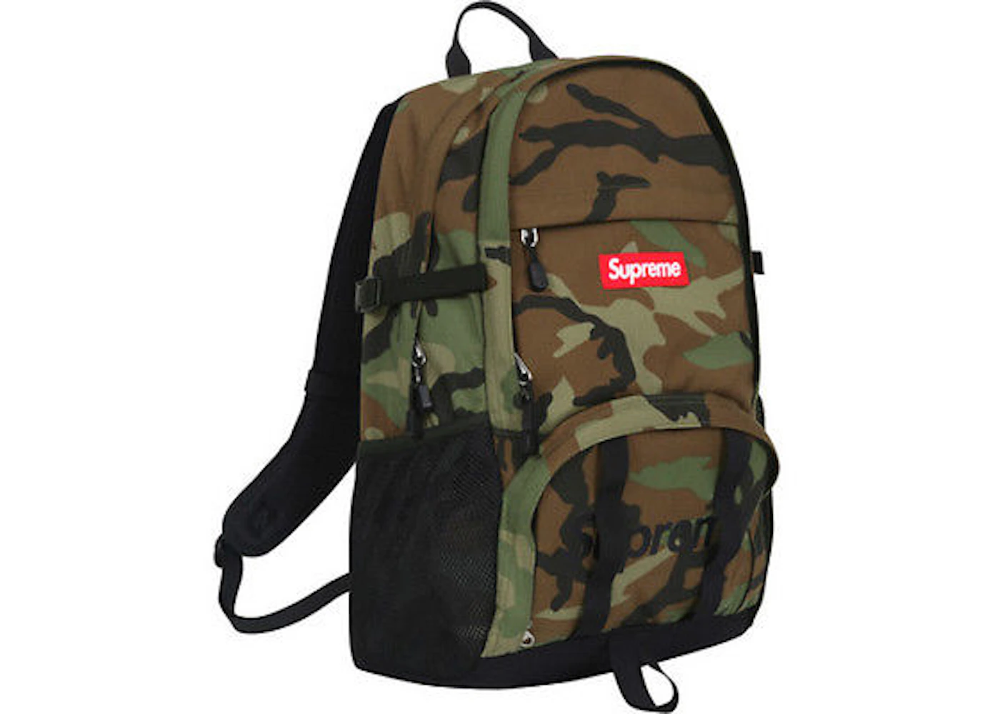 supreme camo backpack