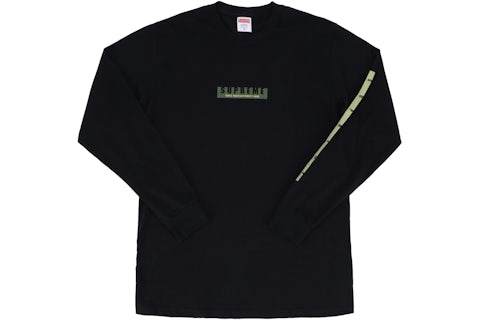 Supreme 1994 LS Tee Black Men's FW18 GB - Main Image