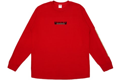 Tee Shirt Supreme Since 1994 Long Sleeve Supreme 1994 LS Tee Red