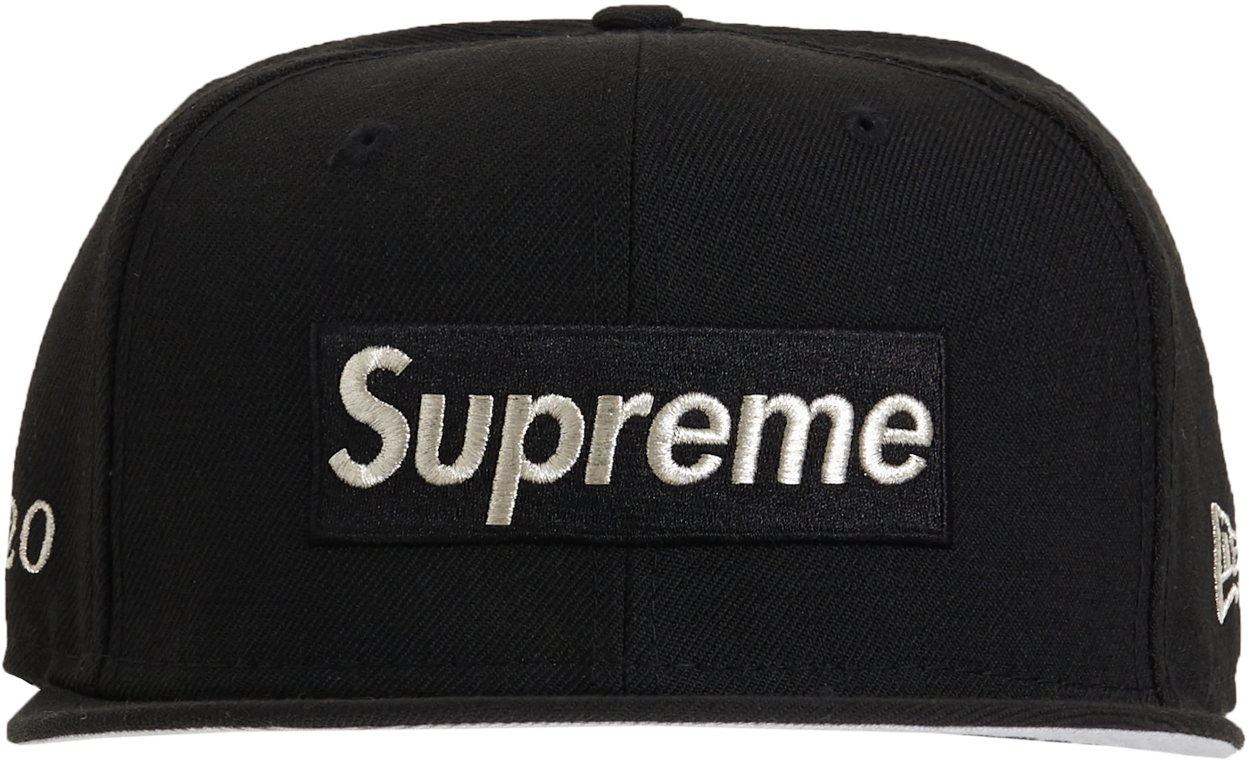 1998 Supreme Black on Black Box Logo #jualsupreme